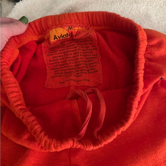 Aviator Nation Orange Logo Sweatshirt & Sweatpants Set - Picture 2 of 9